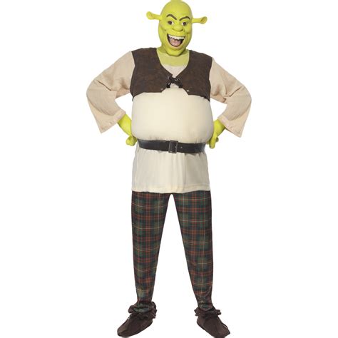 Mens Shrek Costume Fancy Dress And Party