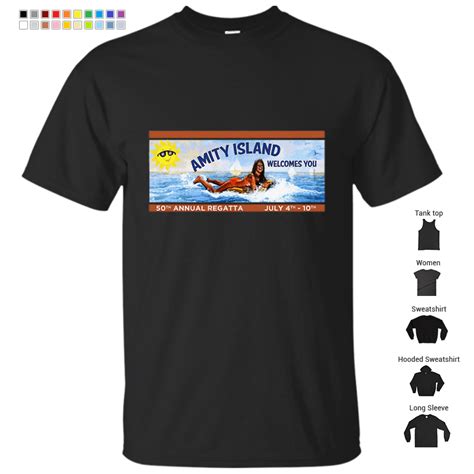 Amity Island Welcomes You Inspired By Jaws T Shirt Store