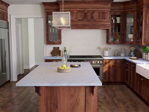 Beautiful Granite Counters To Pair With Oak Cabinets