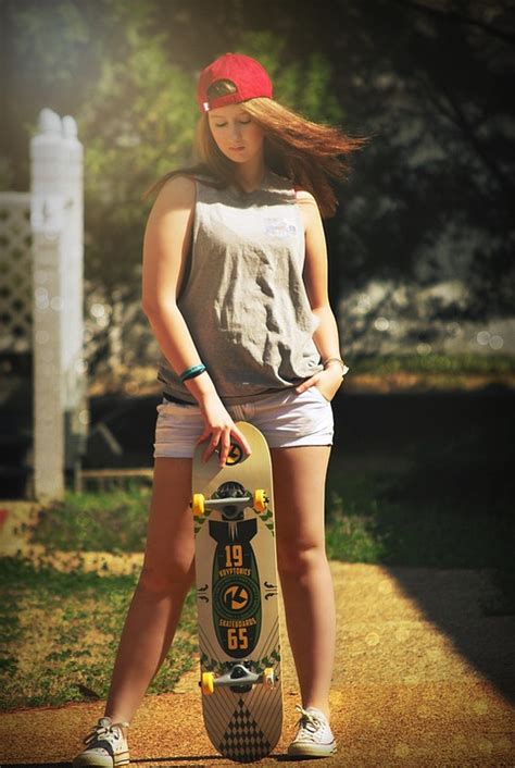 garota skate jovem estilo de foto gratuita no pixabay