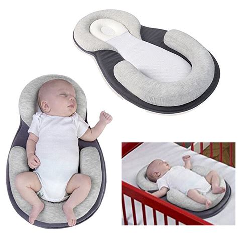 Baby Shaping Pillow Prevent Flat Head Foldable Infant Sleep Cushion