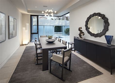 Mcclean Designs Creates Custom Magnificent Modern Mansion Dining Room