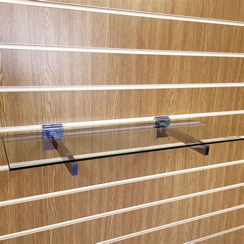 Slatwall Glass Shelves 1050mm Wide Shop Fittings Supplies