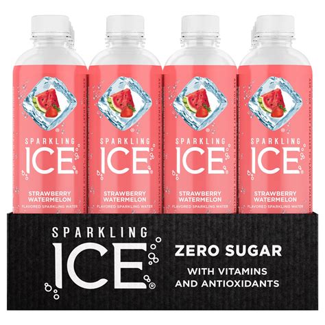 Sparkling Ice Strawberry Watermelon Sparkling Water 17 Oz Shipt