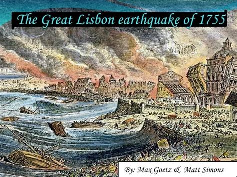 Ppt The Great Lisbon Earthquake Of 1755 Powerpoint Presentation Free