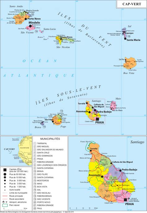 Geopolitical Map Of Cape Verde Cape Verde Maps
