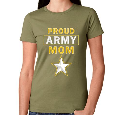 Womens Proud Army Mom Premium Vintage Us Army Mom Shirt Mothers Day