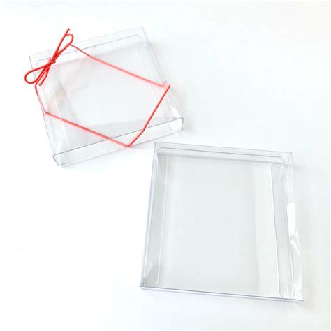 clear box 4 5 x 4 5 x 3 4 set of 25 boxes miss cookie packaging