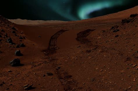 Auroras On Mars Humans On Red Planet Would See Beautiful Deep Blue