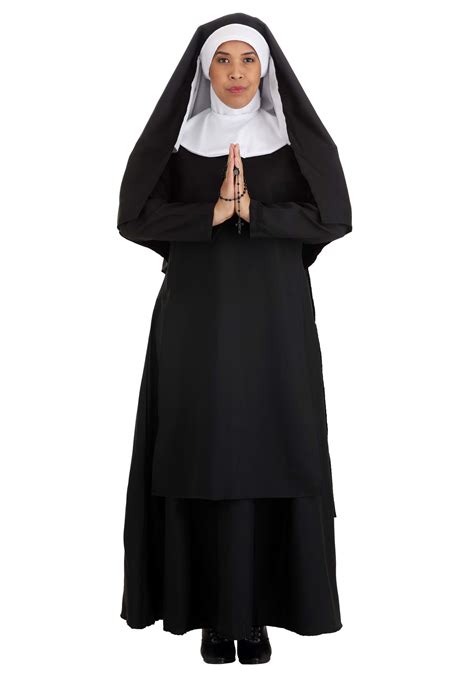 Womens Black Nun Costume Ubicaciondepersonascdmxgobmx
