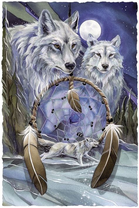 Pin By Pinner On Native American Art Native American Wolf Wolf