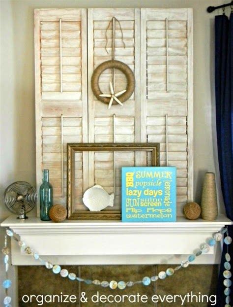 Coastal Decorating With Shutters Wall Decor And More In 2020 Shutter