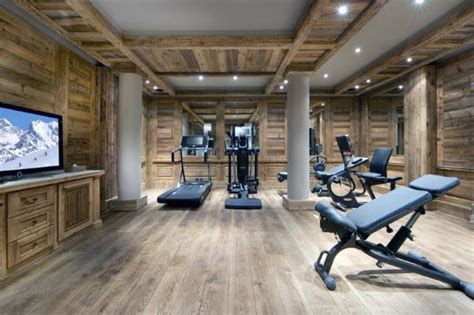 Top 40 Best Home Gym Floor Ideas Fitness Room Flooring Designs