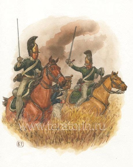Siberian Line Dragoons 1812 Battle Of Waterloo Army Uniform