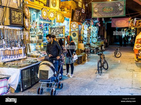 Indoor Alley With Shop On Bazaar Of Isfahan Next To Naqsh E Jahan