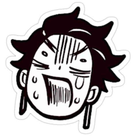 Tanjiro Funny Sticker Kimetsu No Yaiba Sticker By Isaac Gmg In 2021
