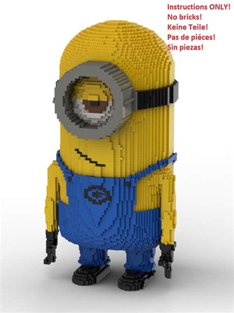 Lego Stuart The Minion Like Statue Building Instructions Instructions