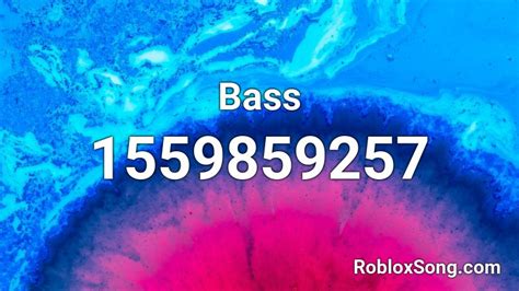Best Bass Roblox ID Roblox Music Codes