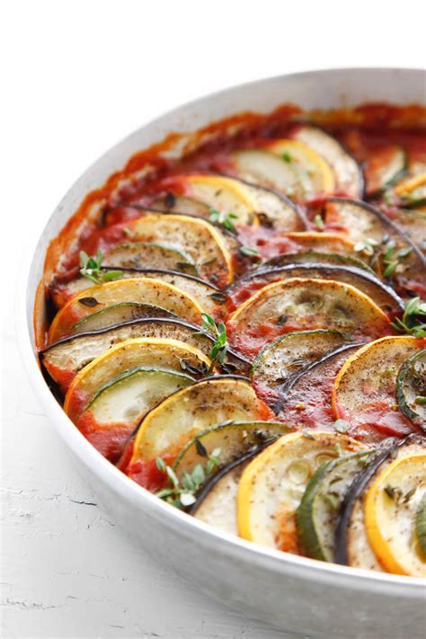 Cover the slow cooker and cook until the vegetables are extremely soft and tender, 4 hours on high or 5 to 6 hours on low. Layered Ratatouille - The Brooklyn Cook