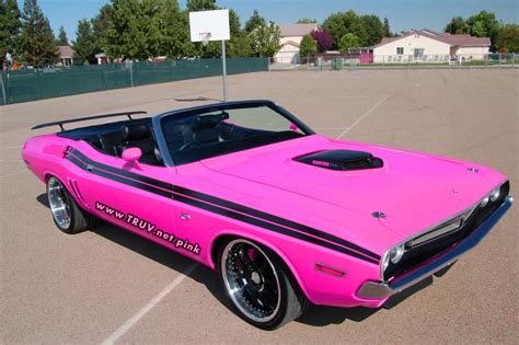 Muscle Car Convertible Pink Girly Cars For Female Drivers Love Pink