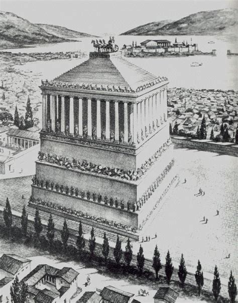 Mausoleum Of Halicarnassus Ancient Rome Ancient Cities Ancient Greece