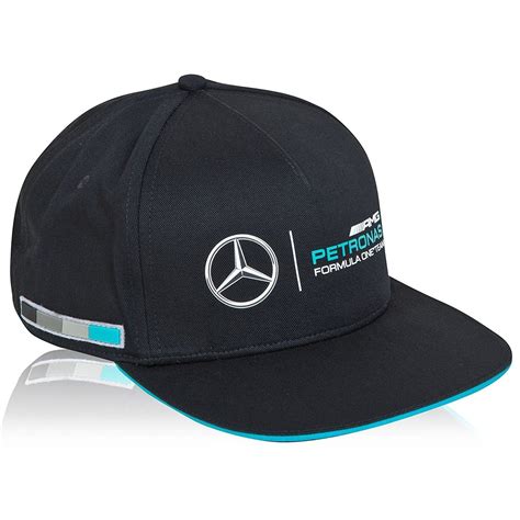 Mercedes Benz Petronas Amg Formula 1 Black Classic Hat Cap Wteam Logo
