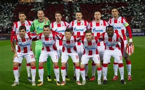 Red Star Belgrade Crvena Zvezda Squad Against Liverpool 2 0 Red