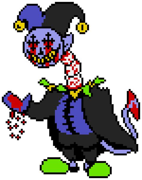 Edición Horrorrune Jevil Colored Herramienta Gratuita De Dibujo En