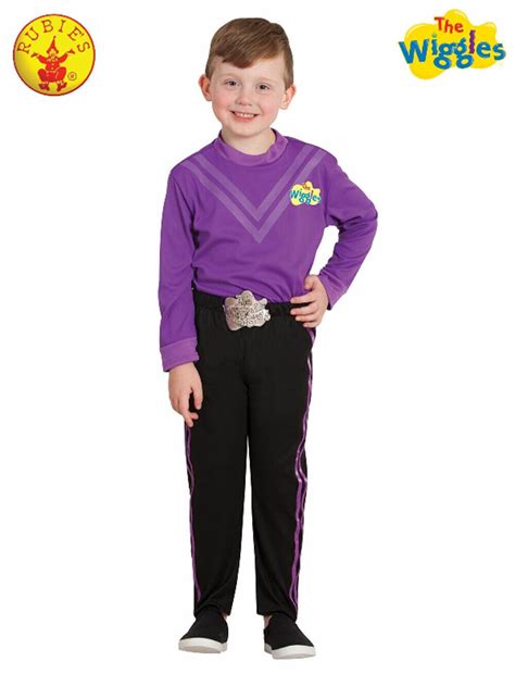 The Wiggles Purple Wiggle Costume Lachy Jeff Boys Child Toddler 3 5