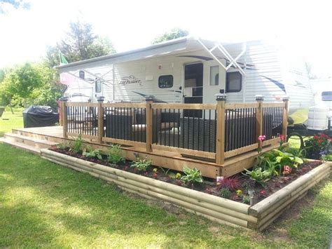 Collection by gonzalezzjackie • last updated 6 weeks ago. 34 best Travel Trailer Porches images on Pinterest ...
