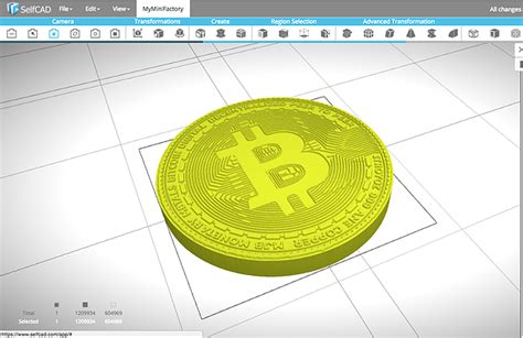 3d Printed Bitcoins Designed By Fotis Mint By Selfcad 3d Modeling