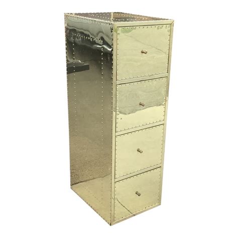 With large names drawing inspiration from one of furniture design and architecture's golden eras, the retro look, solid wood finish and metallic details find themselves in. 1970s Mid Century Modern Brass Studded Four Drawer Filing ...