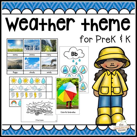 Printable Weather Pictures For Preschool
