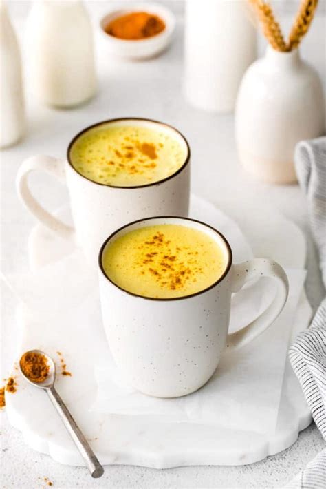 Golden Milk Recipe Turmeric Latte Fit Mitten Kitchen