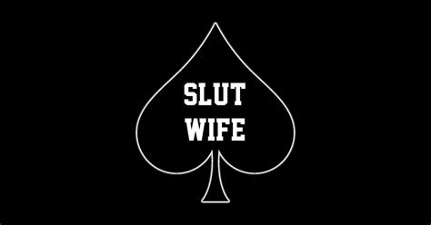 slut wife queen of spades slut wife posters and art prints teepublic