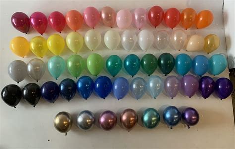 Qualatex Colours Balloon Decorations Balloons Color Samples