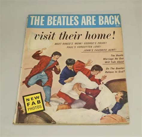 Original 1964 The Beatles Are Back Magazine Publication 72 Pages