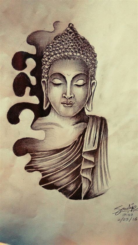 20 Latest Realistic Buddha Sketch Tattoo Mariam Finlayson