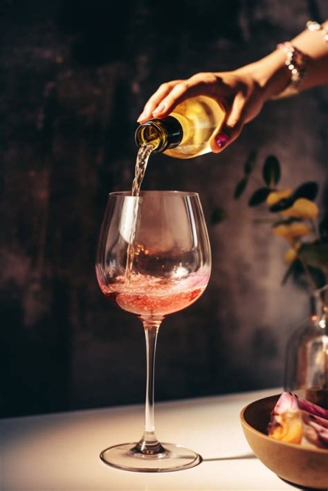 Pouring Wine In A Glass Pictures Of Food • Foodiesfeed • Food