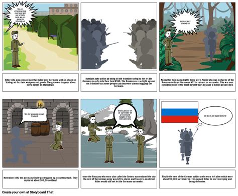 The Battle Of Stalingrad Storyboard By 73e7559d
