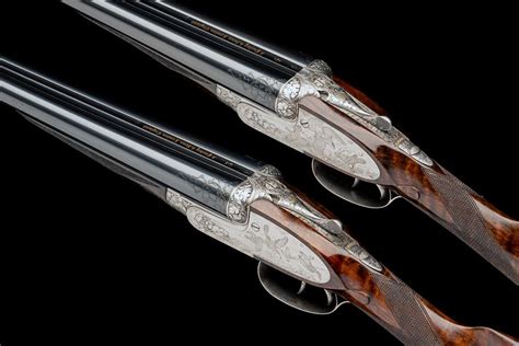 Bid Now J Purdey And Sons A Pair Of Hunt Engraved 12 Bore Self Opening