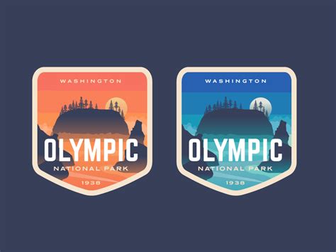 A park ranger with visitors on the back balcony of hurricane ridge visitor center, built in the 1950s. Olympic National Park Colors by Alex Eiman on Dribbble