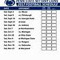 Penn State Printable Football Schedule 2022