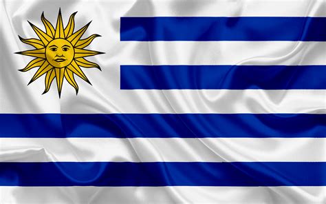 The national flag of uruguay is one of the three official flags of uruguay along with the flag of artigas and the flag of the treinta y tres. Download wallpapers Uruguayan flag, Uruguay, South America, silk flag, flag of Uruguay for ...