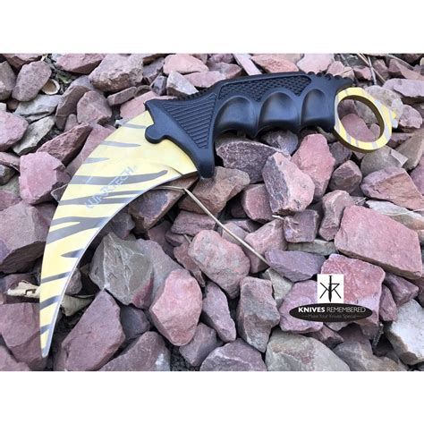Cs Go Tactical Karambit Hawkbill Knife Survival Hunting Fixed Blade Abs