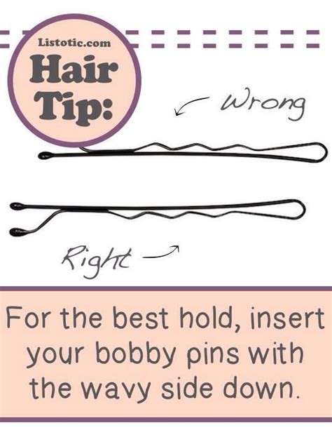 Correct Way To Use Bobby Pin Musely