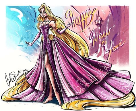 Pin By Cresswell On Rapunzel ☀️ Disney Princess Art