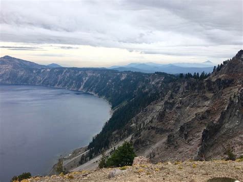 Bummed By A Gray Sky Day At Crater Lake National Park Westward We Wander