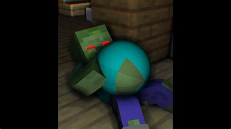 Hungry Zombie Eats The Villager Minecraft Vore Youtube