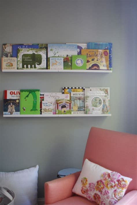 Like The Floating Shelves For Books Nursery Inspiration Book Wall